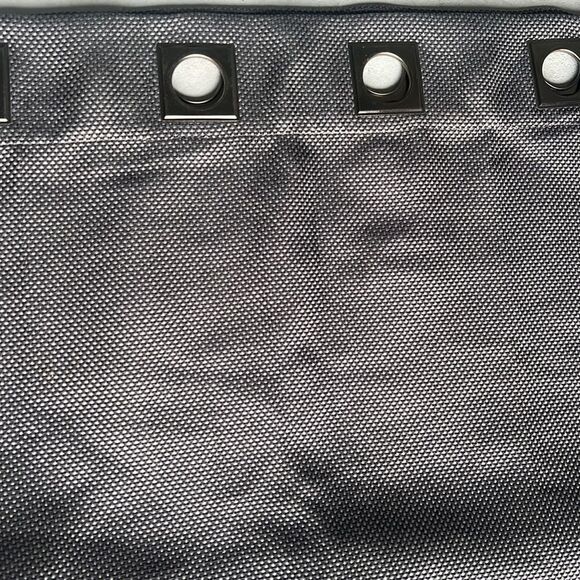 Set of (2) Blackout Curtains Gray Color - Textured Panel 8 Metal Grommets - NEW - Picture 1 of 5